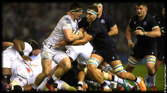 Scotland vs England Tom Curry 6Ns 2020